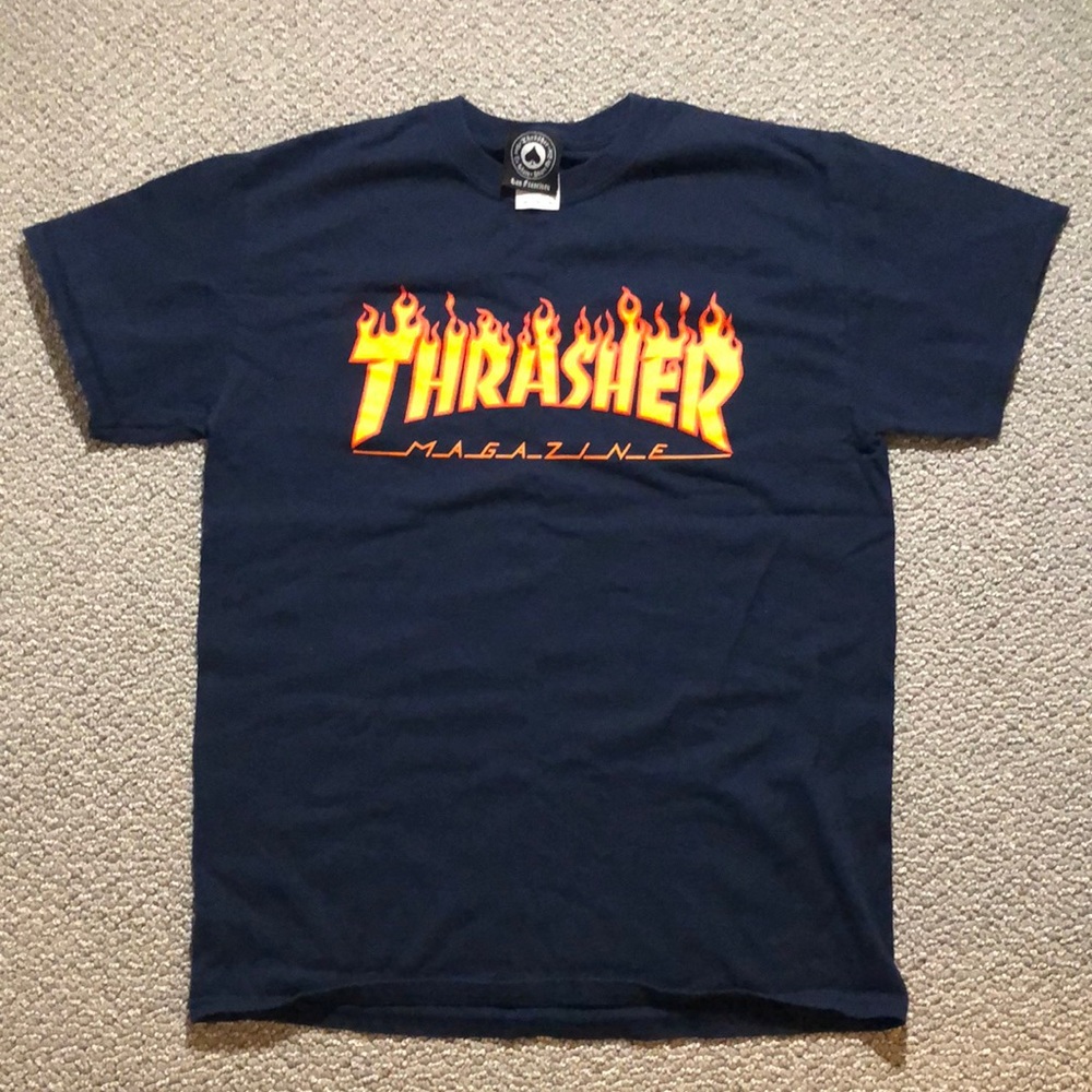Thrasher medium shirt navy